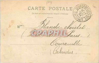 Caen — El Palacio de Justicia — L. D. — Reverso