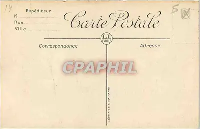 Vieux-Évreux — Velhas Casas, Praça da Halle au Beurre — Lévy Fils & Cie, Paris — Verso