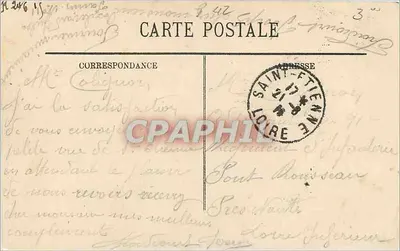 Saint-Étienne — Rue de la République — Wydawca L. (nr 34) — Rewers