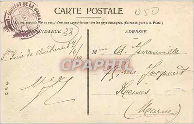 A Grande Chartreuse — Vista Geral — Editor: C. Y. 69 — Verso