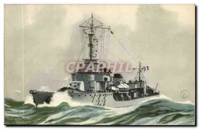 Torpilleiro « Bombarde » — Ligue Maritime et Coloniale — Editor AEC Paris