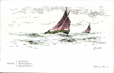 Ostende — Crayfischers — Jean Marion & Cie, Série 4 No 5