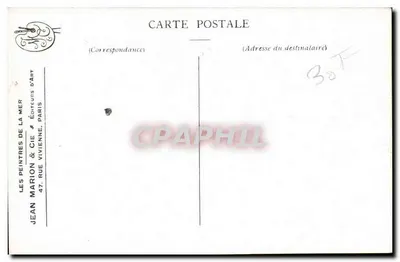 Ostende — Crayfischers — Jean Marion & Cie, Série 4 No 5 — Verso