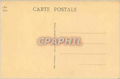 Lussac-les-Eglises (Haute-Vienne) — Wejście do zamku — Wydawnictwo Vve Dazat — Rewers