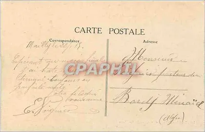 Châlons-sur-Marne — Część 25. batalionu artylerii — wyd. Lagabbe « A Jeanne d'Arc » — Rewers