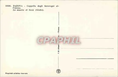 Padova - Cappella degli Scrovegni al-Parena - A Natividade de Jesus (Giotto) — Verso