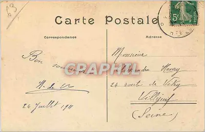 Las Orgues y las ruinas del castillo de Gravenoire (Puy-de-Dôme) — L'Hironnelle, París — n° 530 — Reverso