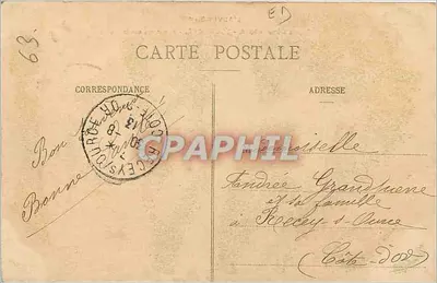 A Auvergne - Puy-de-Dôme - Tournœl - Panorama sobre a Vale - Editor: A Auvergne, n° 1006 — Verso