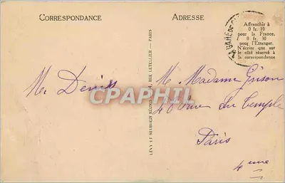 Clermont-Ferrand — Ogólny widok Monteufet — LL — Rewers
