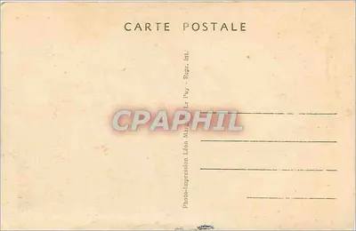 La Chaise-dieu — Het geheel van de abdijkerk — Léon Mars, Le Puy — Achterkant