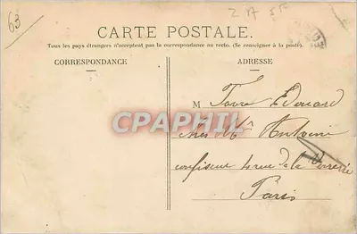 Panorama Clermont-Ferrand (P.-de-D.) — nr 448 — wydawca nie widoczny — Rewers