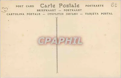 Estátua de Nossa Senhora da França — Le Puy — Lib. Badiou, Amant — Verso