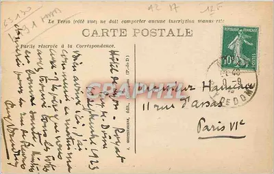 Royat — La Source Eugénie — J. Gouttefanges, éditeur, n° 1173 — Rewers