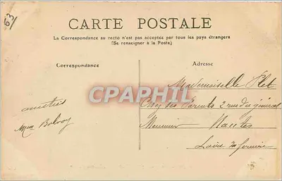 Châtelguyon — Fonte Gublier — editor I.L. — Verso