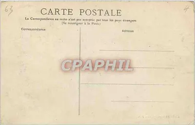 Saint-Nectaire — El Castillo — Auvergne — Reverso