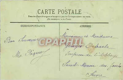 LE MONT-DORÉ — Le Casino et la Vallée pris de l'International Hôtel — LL. — n° 143 — Verso