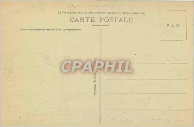 O MONT-DORE - As Gorges do Inferno — A Auvergne pitoresca, n° 3259 — Verso