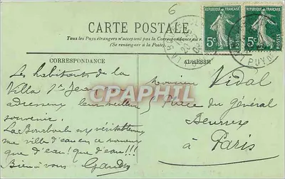 La Bourboule — O Casino e o Funicular — LL. — Verso