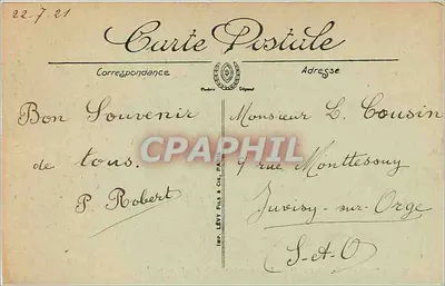 Clermont-Ferrand — Algemene uitzicht genomen vanuit Royat — G. J. — Achterkant