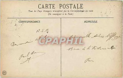 Vichy — Un rincón del parque — G. D. — Reverso