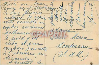 Auvergne Pittoresque — Kąt JEZIORA PAVIN — n° 919 — Rewers