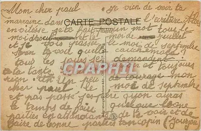 Olliergues — Castelo de la Montmarie — G. d'O. — Verso