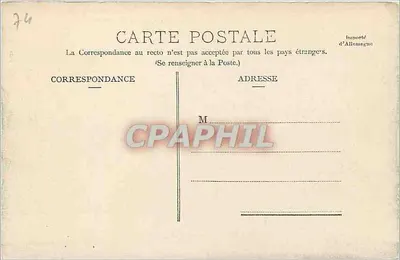 Annecy — As antigas Prisões — E. & T. P. 10373 — Verso