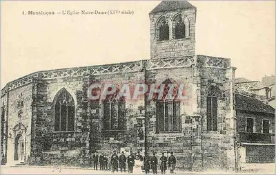 Montluçon — A Igreja Nossa Senhora (século XIV) — G. Thurat, editor em Montluçon