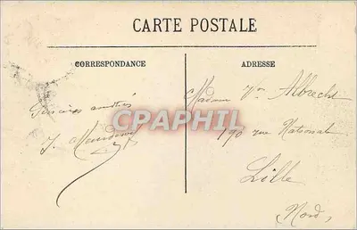 Vichy - The Source of the Grande Grille — Publisher Selecta, No. 196 — Back