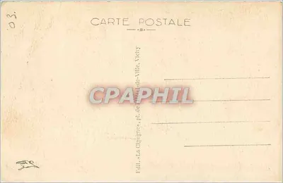 Vichy — Kasyno, strona Teatru — Wydawca: La Cigogne, Vichy — Rewers