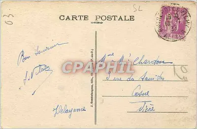 Vichy — O Salão do Arlequim do Grand Casino — G. D'O. n°2 — Verso