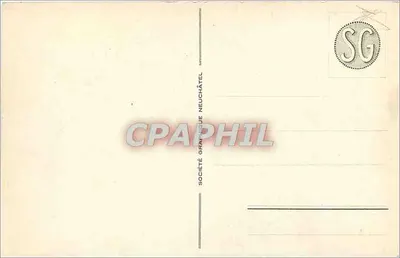 Evian-les-Bains, El Muelle — vista del puerto con veleros — Sociedad Gráfica Neuchâtel, n° 1282 — Reverso