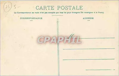 Évian-les-Bains — Estabelecimento do Châtelet. Fachada no Parque — Verso