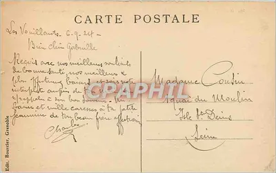 Dauphiné — Oaza Allevard-les-Bains — Masiv Sept Laus — Jezioro Sagne — W tle łańcuch Belledonne — Rewers