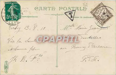 Vichy. Kąt Parku — L. VECCH, n°10 — Rewers