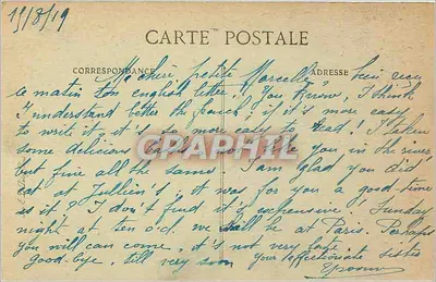 Vichy — Aleja Nowego Parku — V.D.C. n°33 — Rewers