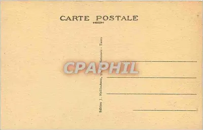 Tours (Loire-et-Loire) — Wnętrze Katedry św. Gatiana — Wydanie J. Matlocheau, Tours — Rewers