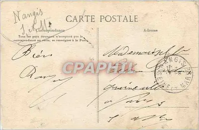VANNES — Dom należący dawniej do Gilles de Bretagne — Zbiór H. Laurent Port-Louis, nr 807 — Rewers