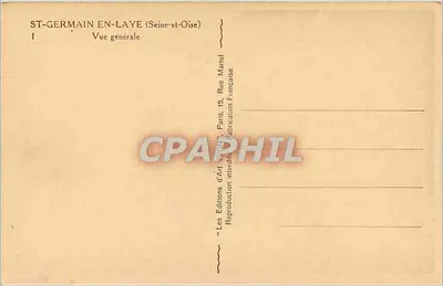 Saint-Germain-en-Laye — Ogólny widok — Les Éditions d'Art Martel — Rewers