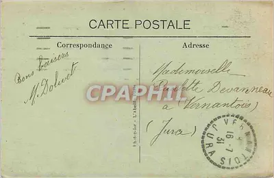 Paryż — La Conciergerie i most au Change — Rewers