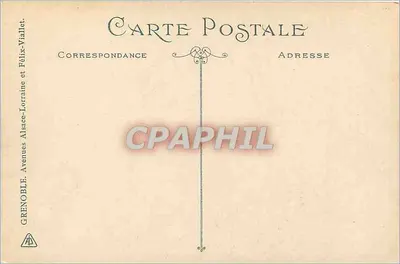 Hotel de Savoie — Grenoble — Wydawca G. Violet — Rewers