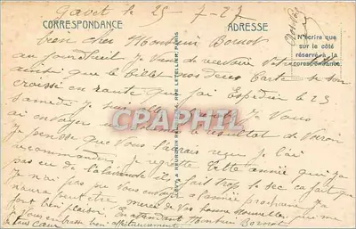 Grenoble — Ogólny widok i Moucherotte, zrobiony z Fortu Rabot — LL — Rewers