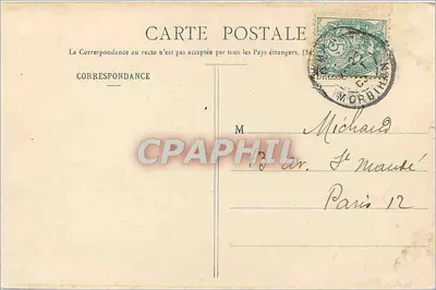 Carnac - Praia - Dolmen de Kerallan — Coleção Z. La Bonzie — Verso
