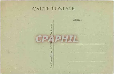 Palácio de Fontainebleau — O Gabinete da Abdicação — Coleção Artística L. Ménard — Verso