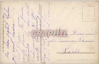Még. Totenbrücke — widok mostu i kościoła — Kunstverlag Klingenspein & Co. Nr. 533 — Rewers