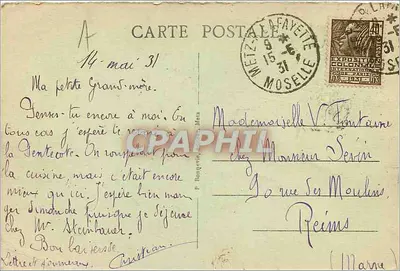 Metz — Plac — Wydawca P. Bonaparte, nr 221 — Rewers
