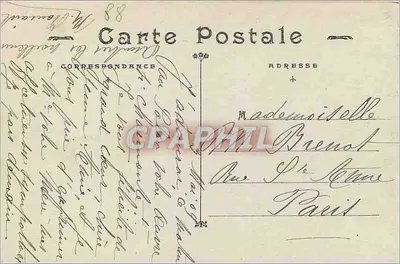 Joana d'Arc — cena de sua vida — EOK Paris n°3644 — Verso