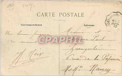 VITTEL — Wejście do Parku — M. Meignen, Vittel — Rewers