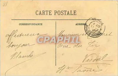 Contrexéville — O Kiosque de Música — LL. — Verso