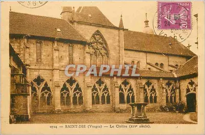 SAINT-DIÉ (Vosges) — O Claustro (século xiv). — Editor L. Franchet, n° 0724